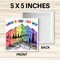 LGBT Decor Desk Sign – 5x5 Inches Wooden Box Sign with "Wander Your Own Way" Rainbow Pride Graphic – Aesthetic LGBTQ Ally Room Accent, Home Office Display, & Pride Month Gift for Lesbian, Gay, Queer & Friends